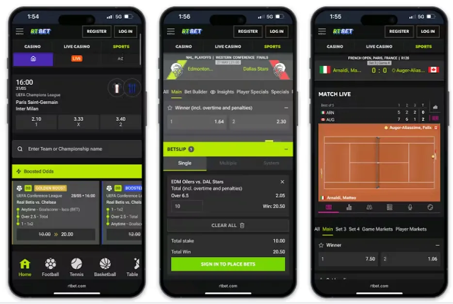 RTBet Mobile Καζίνο 