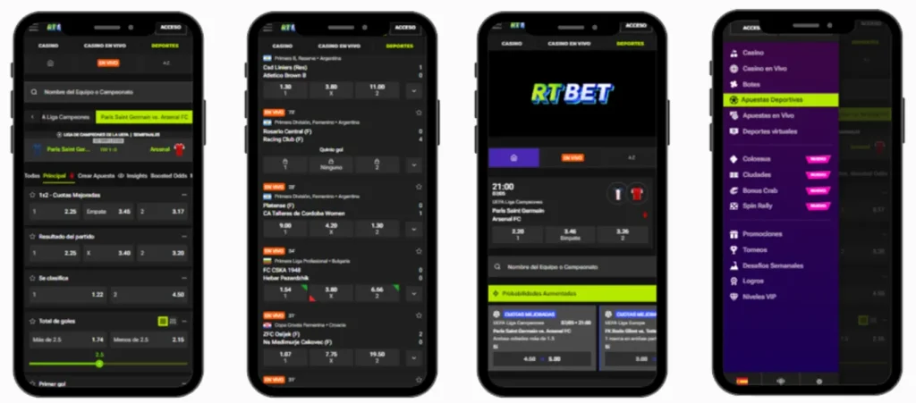 Πώς λειτουργεί το RTBet σε κινητές συσκευές
